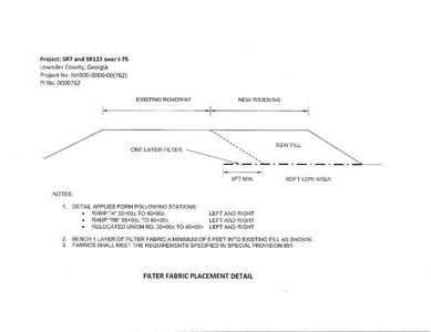 [Filter Fabric Placement Detail]