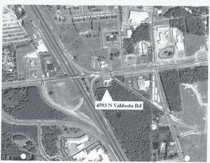 [Map: 4593 N Valdosta Rd]