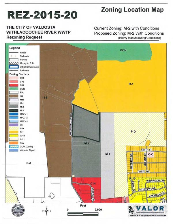 Zoning location map