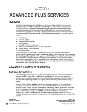 [Exhibit B: Statement of Work]