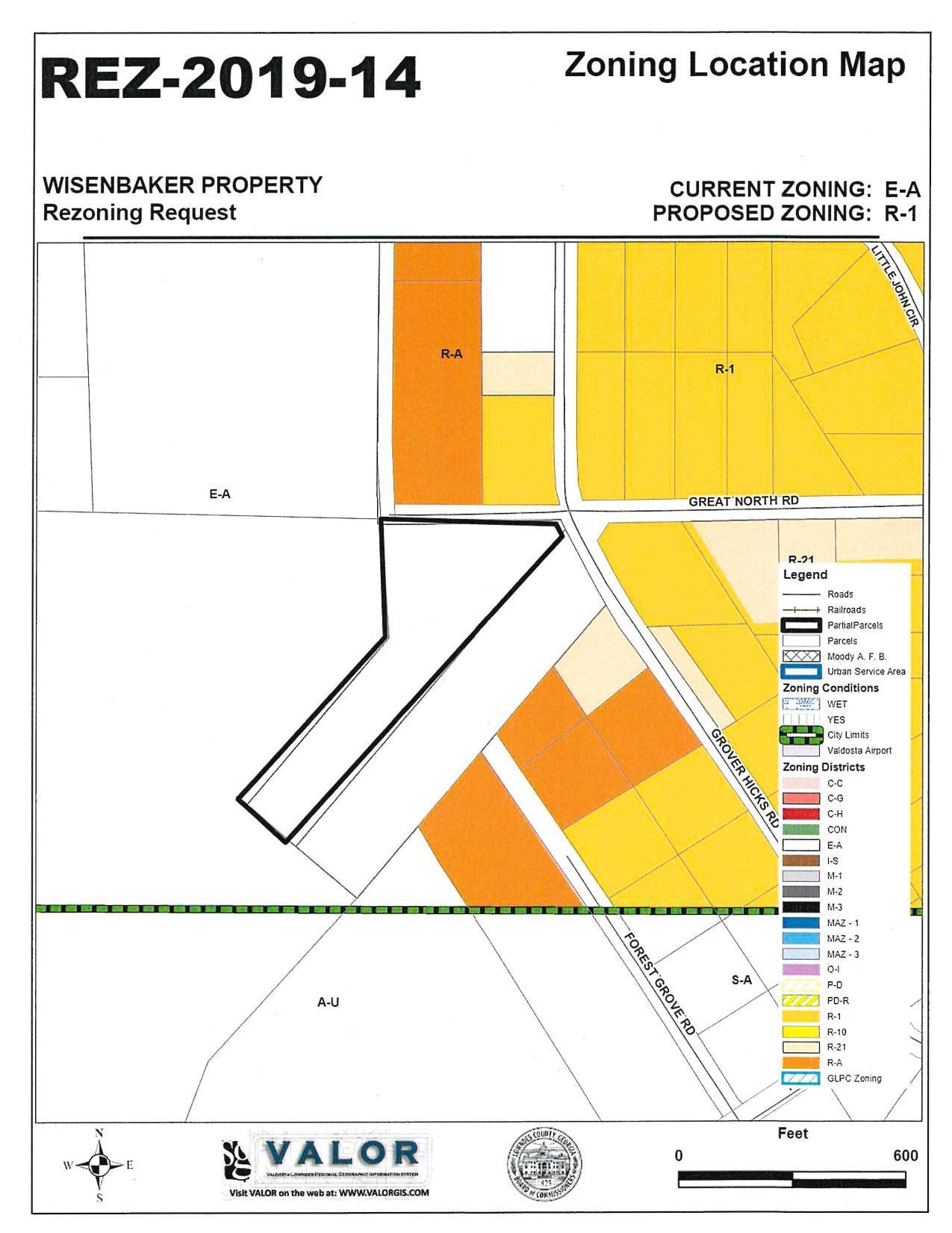 Zoning Location Map