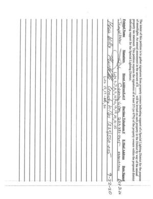 [Petition signatures]