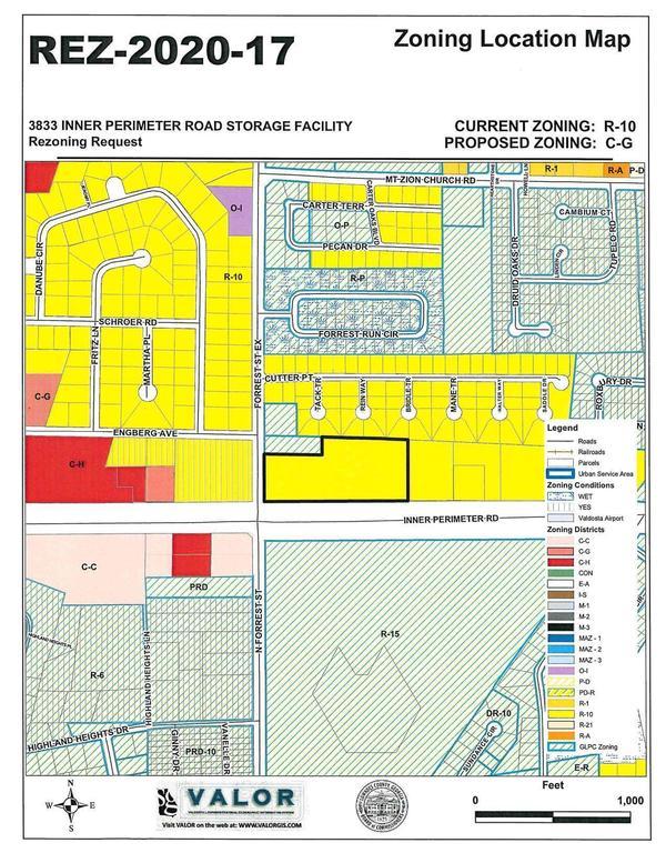 Zoning Location Map