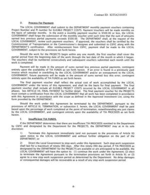 [upon notice to the LOCAL GOVERNMENT and without further obligation on the part of the]