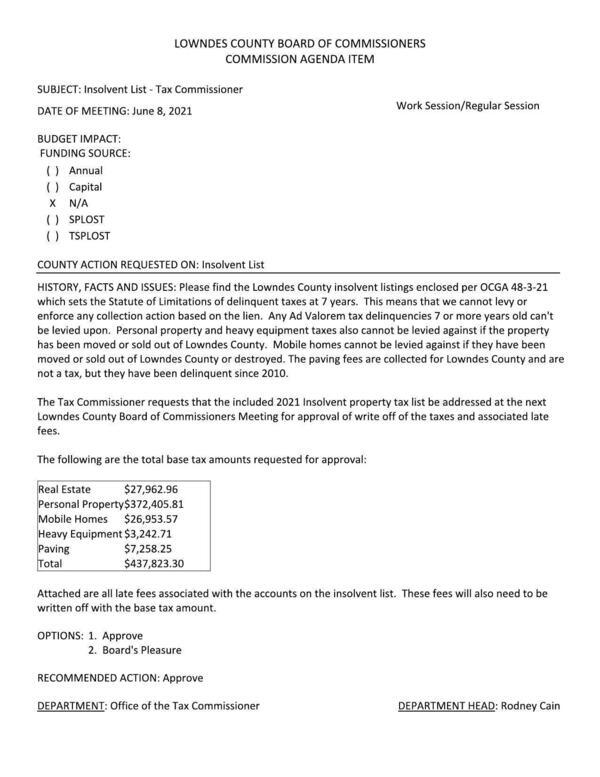 [Write off $437,823.30]