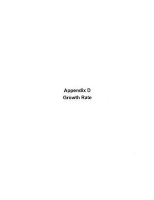[Appendix D: Growth Rate]