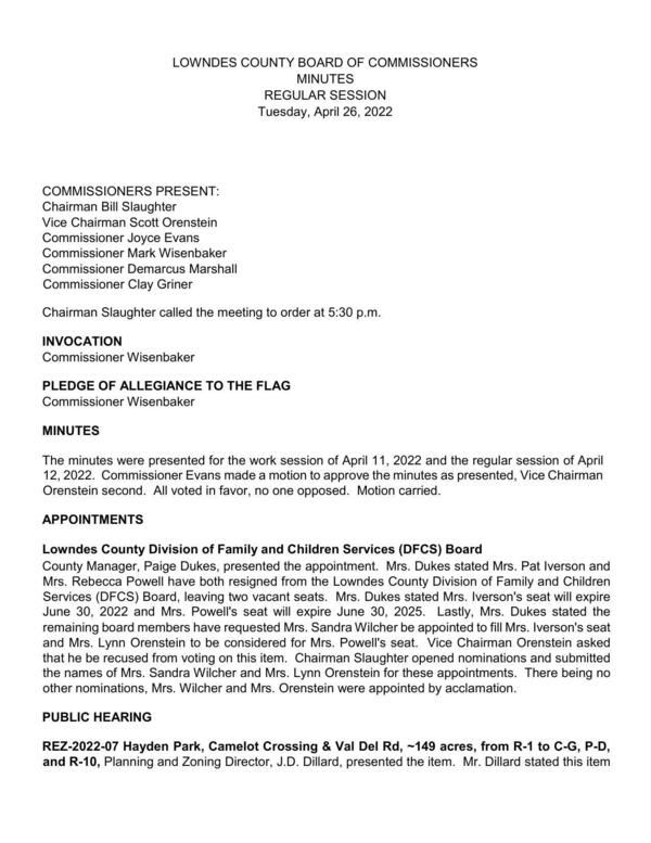 [DFCS, REZ-2022-07 Hayden Park,]