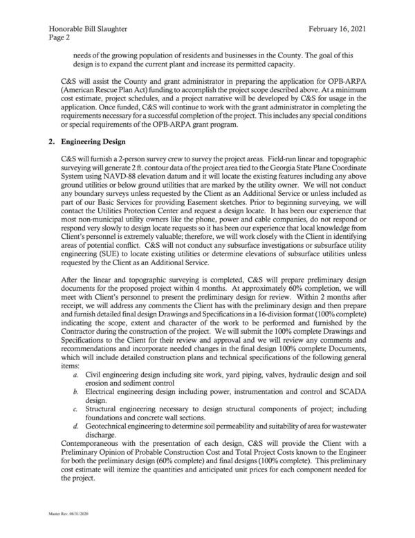 needs of the growing population of residents and businesses in the County. The goal of this