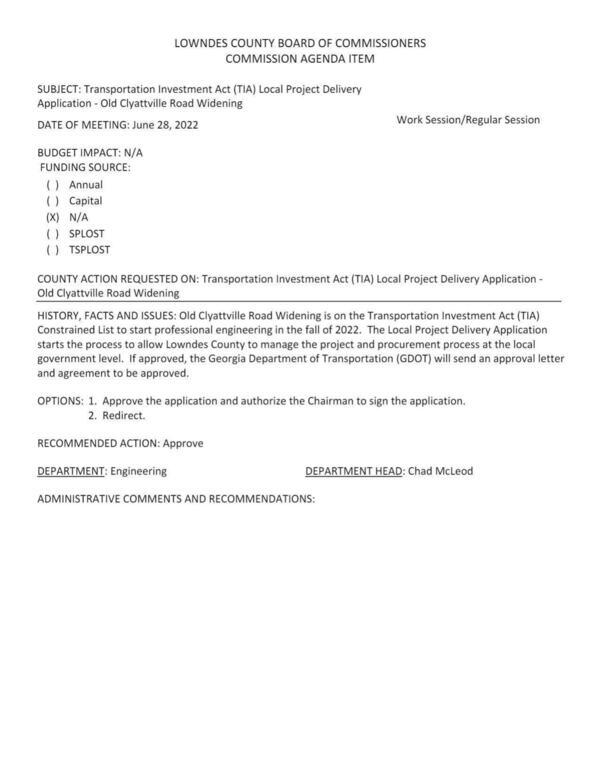 [BUDGET IMPACT: N/A]