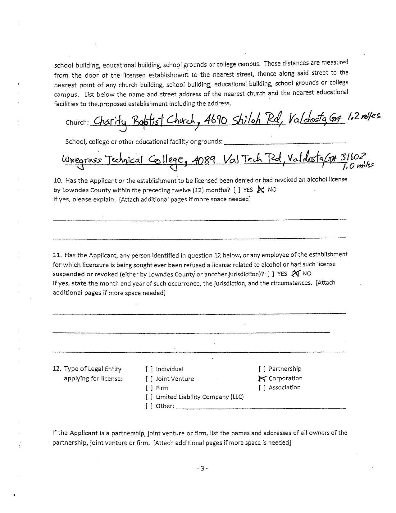 school building, educational building, school grounds or college campus. Those distances are meesured