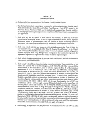 [statute(s) under which application for federal assistance is being made; and (j) the requirements]