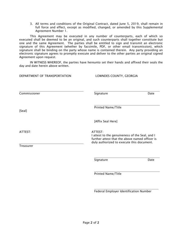 This Agreement may be executed in any number of counterparts, each of which so