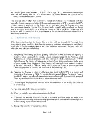 [The Grantee acknowledges that information created or exchanged in connection with this]