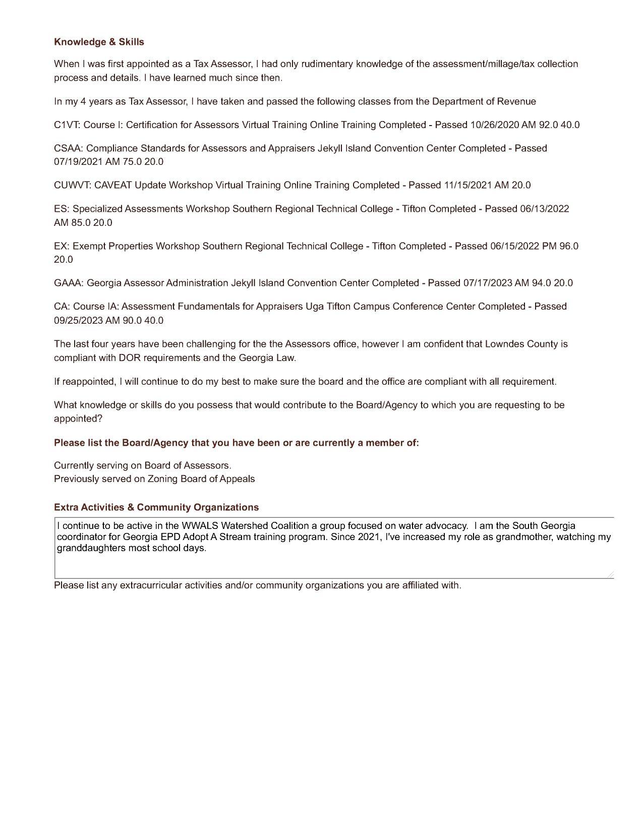 granddaughters most school days.