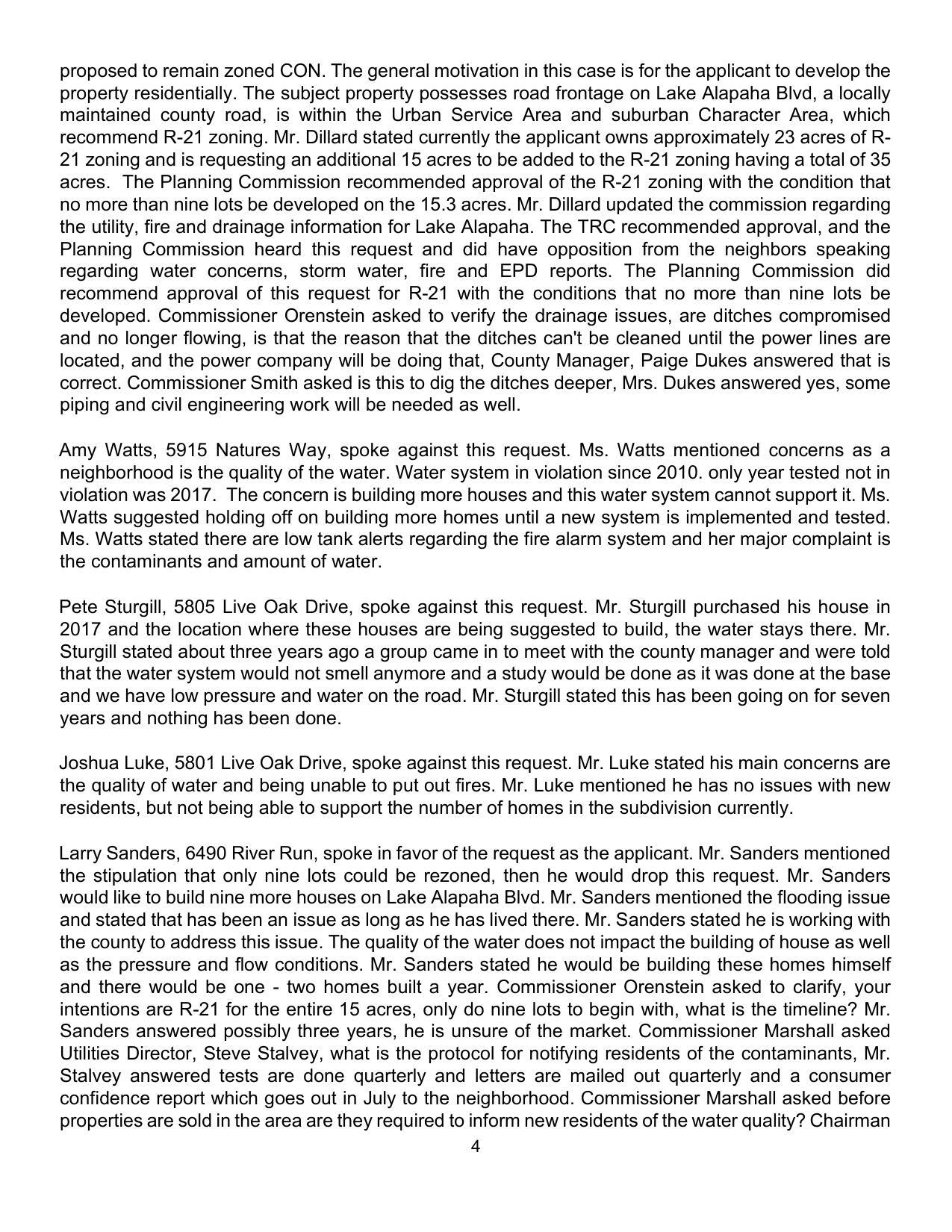 Continued: REZ-2025-04 River Run Farm, 6490 River Run, ~27ac., C-C to R-21, County Water & Septic