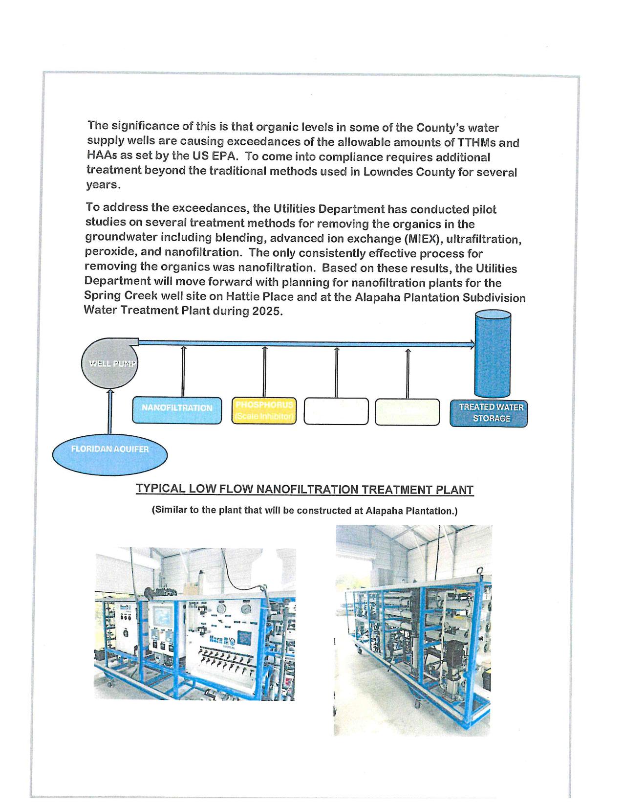 Nanofiltration to remove TTHMs and HAAs