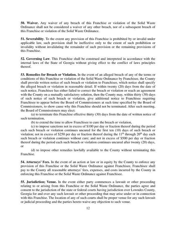 shall provide written notice of such breach or violation to Franchisee, which notice shall specify