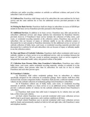 [enclosed leak resistant compaction bodies. Franchisee shall provide a sufficient number of such]