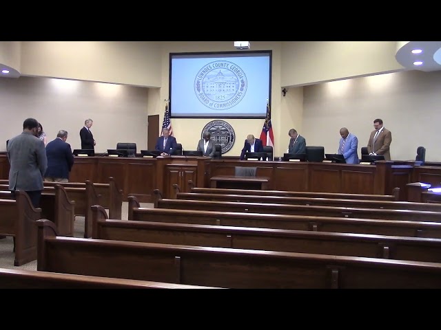 [1. Call to Order 2. Invocation 3. Pledge]