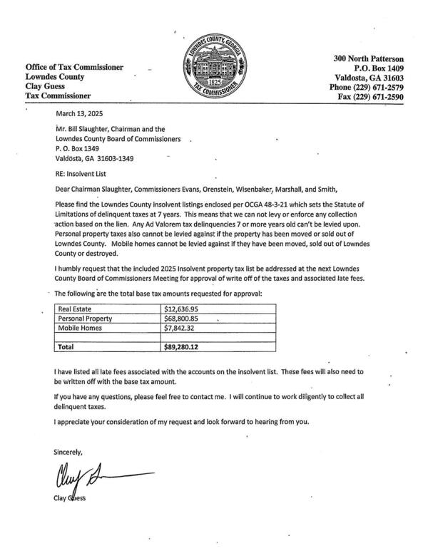 Real Estate $12,636.95; Personal Property $68,800.85; Mobile Homes $7,842.32; Total $89,280.12