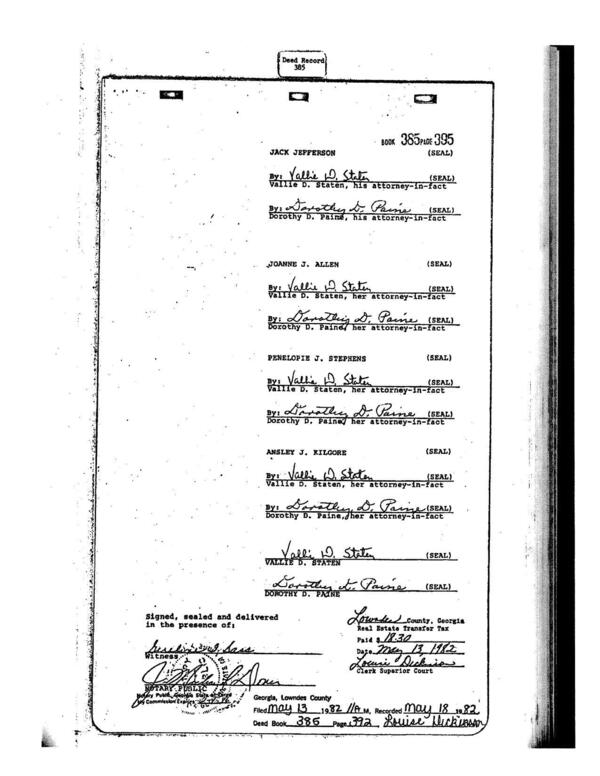 Signed, sealed,* and delivered