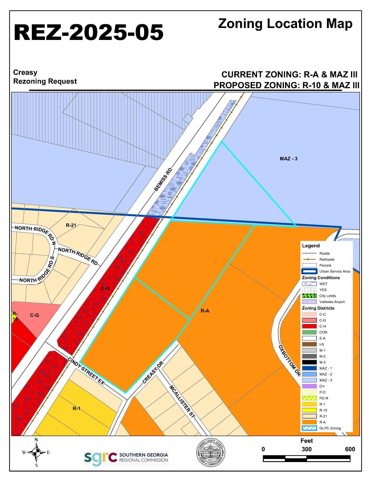 Zoning Location Map