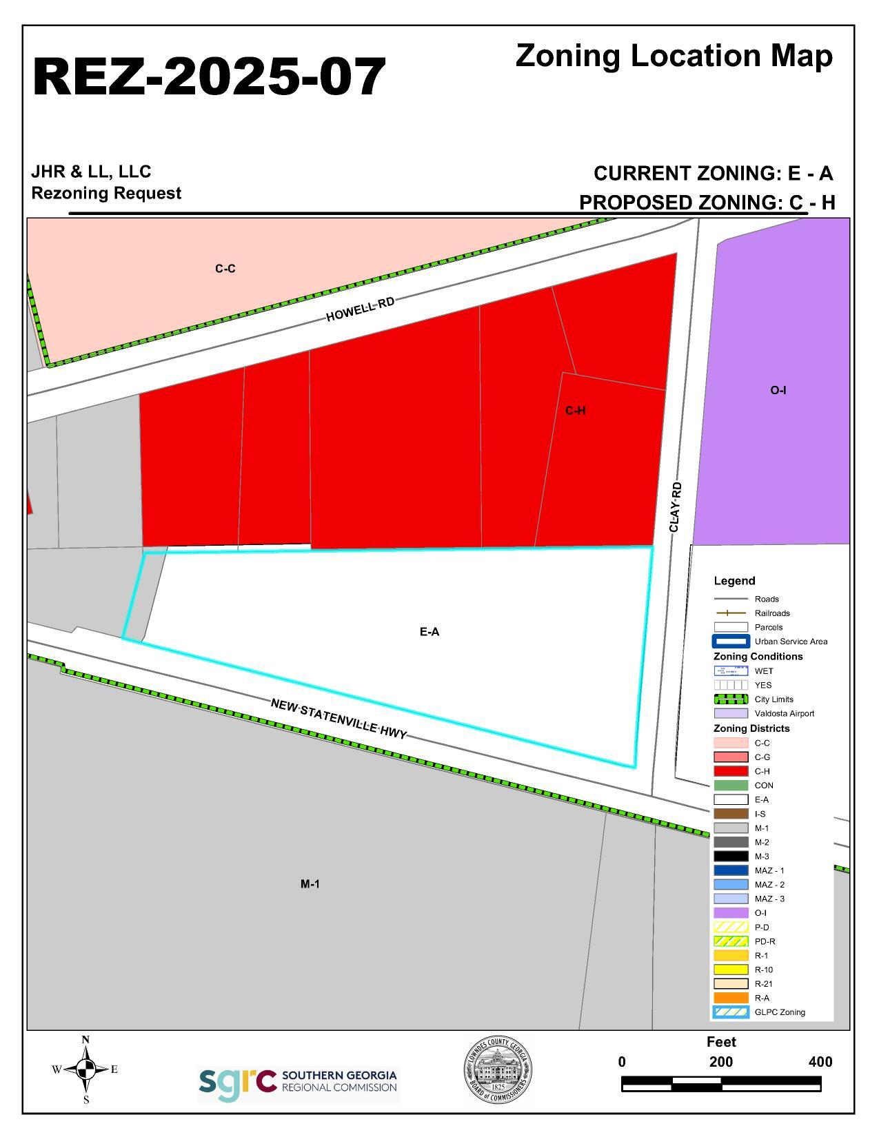 Zoning Location Map