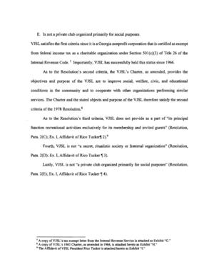 [from federal income tax as a charitable organization under Section 501(c)(3) of Title 26 of the]