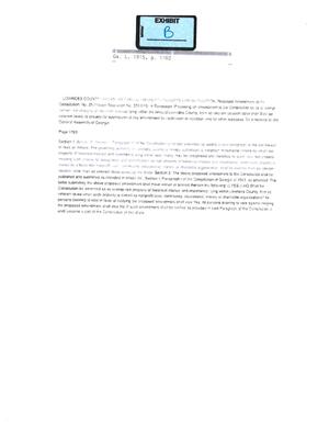 [Exhibit B: State Constitutional Amendment]