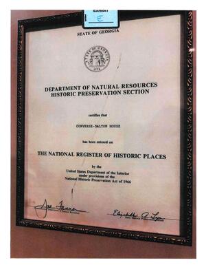 [Exhibit F: Search Properties Listed in the National Register of Historic Places]