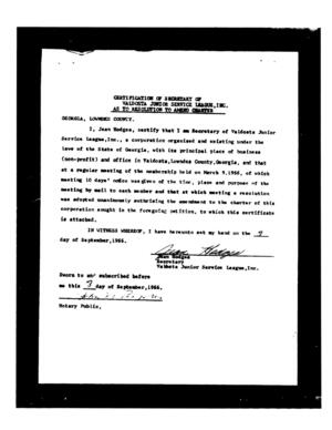 [meeting 10 days' notice was given of the time, plece and Purpose of the]