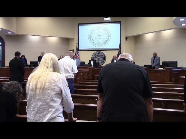 1. Call to Order 2. Invocation 3. Pledge