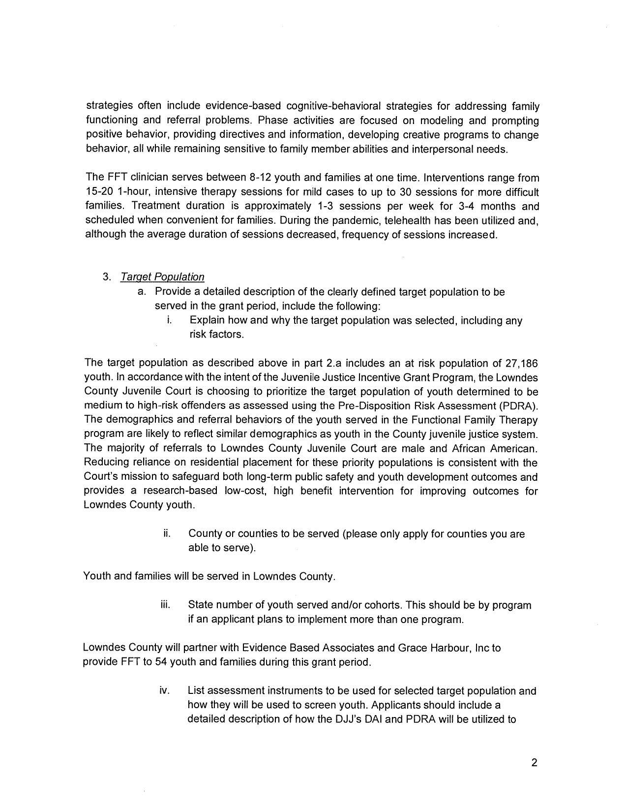 3. Target Population