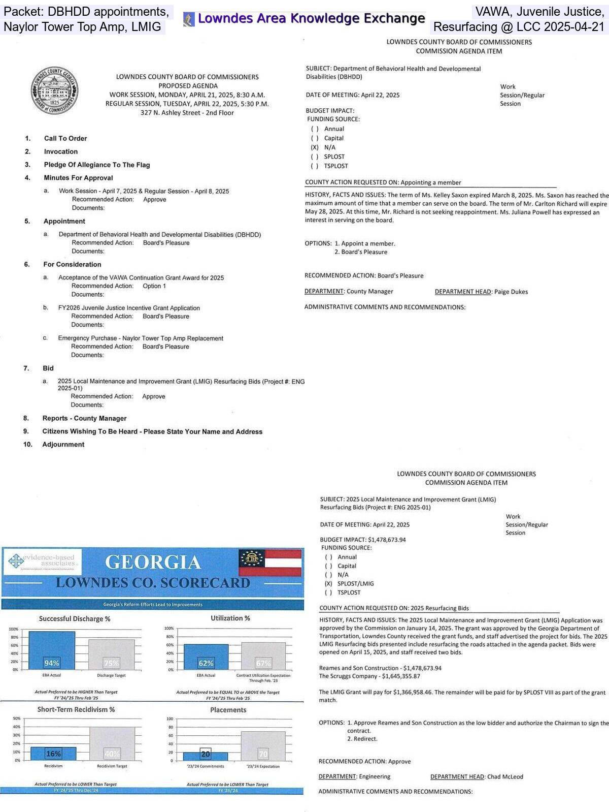 Collage @ LCC Packet 2025-04-21