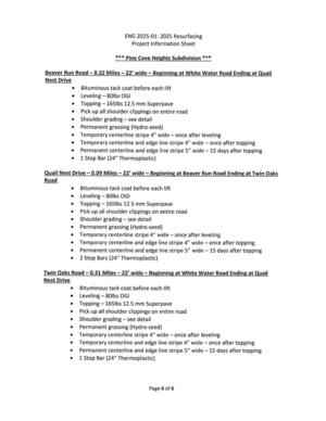 [Pine Cove Heights Subdivision: Beaver Run Road, Quail Nest Drive, Twin Oaks Road]