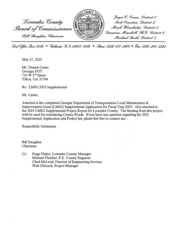 LMIG grant application