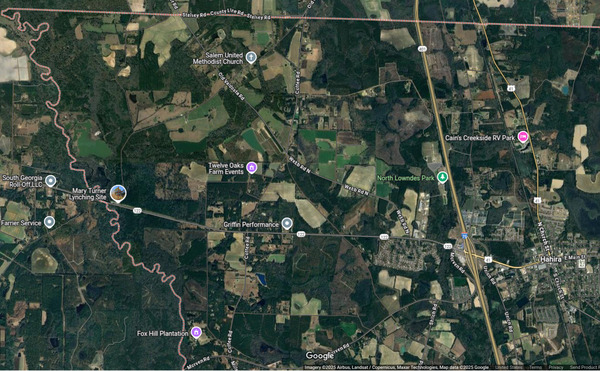 Map: Coffee Road and Webb Road --Google Maps