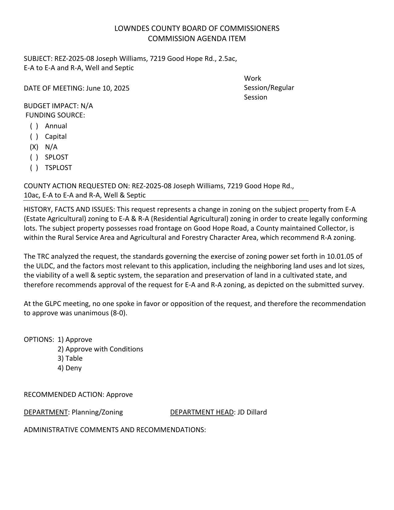 to create legally conforming lots.