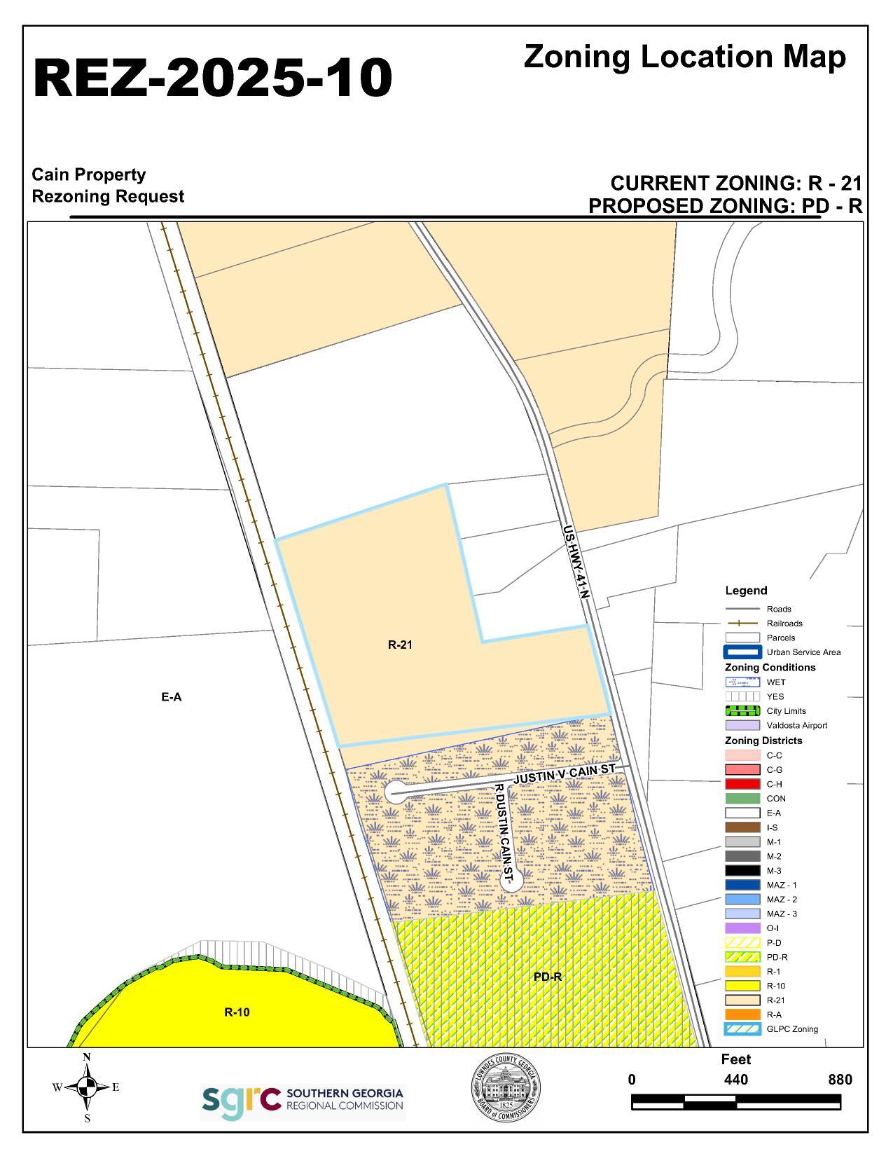 Zoning Location Map