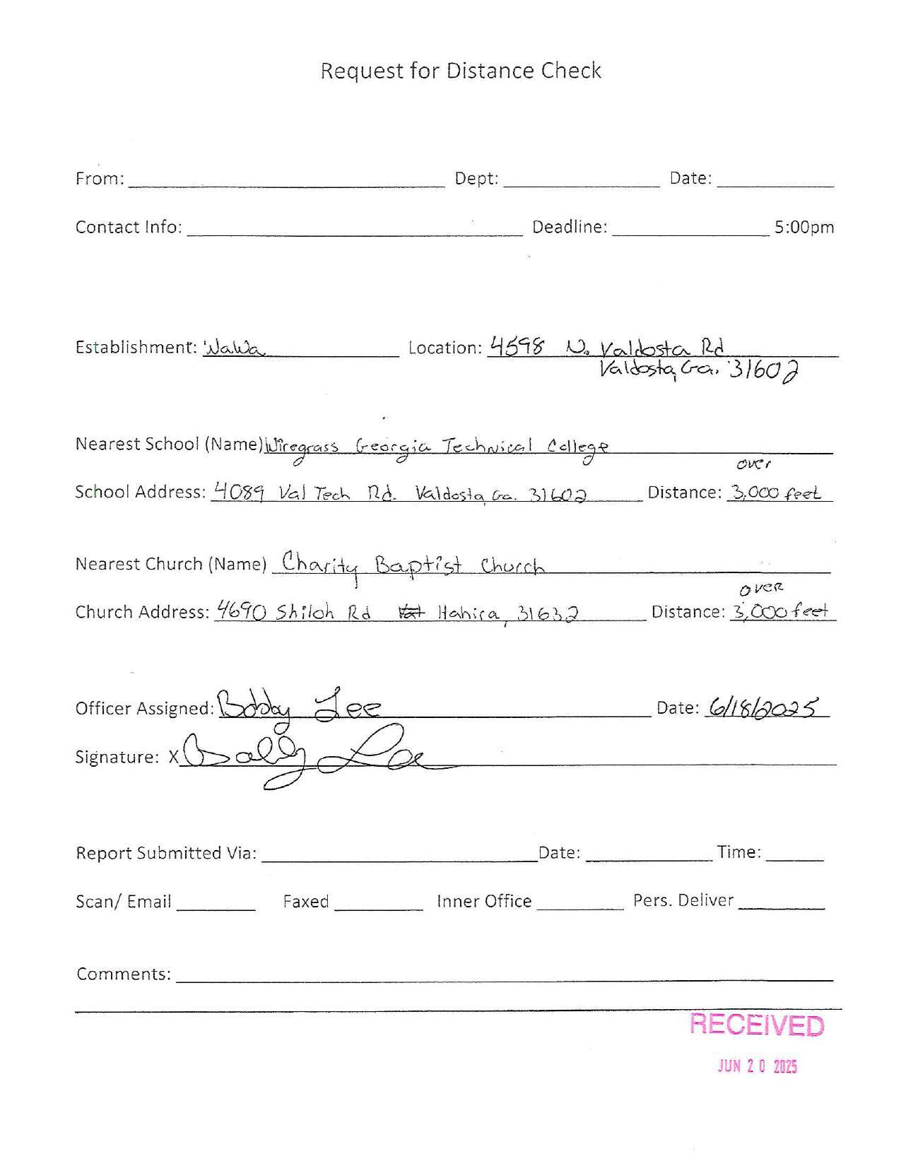 Nearest School (Name) Wiregrass Georgia Technical College