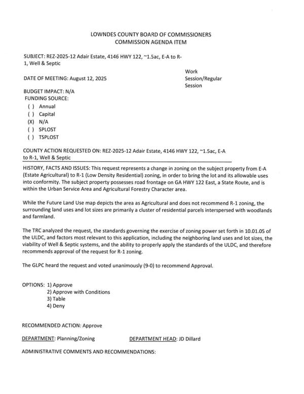 [to bring the lot and its allowable uses into conformity. GLPC unanimously recommended approval.]