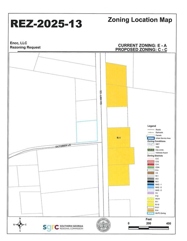 Zoning Location Map