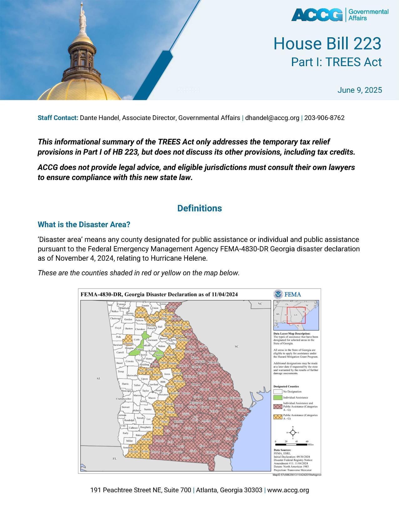 What is the Disaster Area?