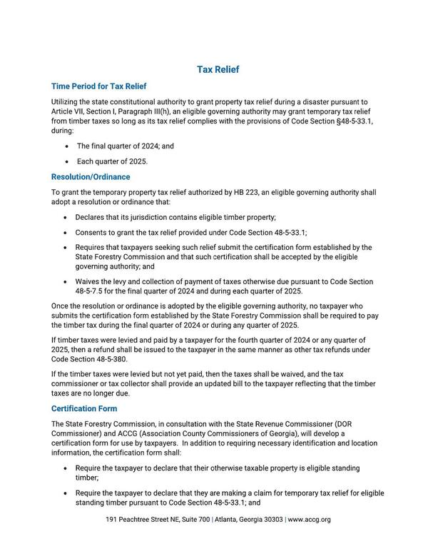 Requires that taxpayers seeking such relief submit the certification form established by the