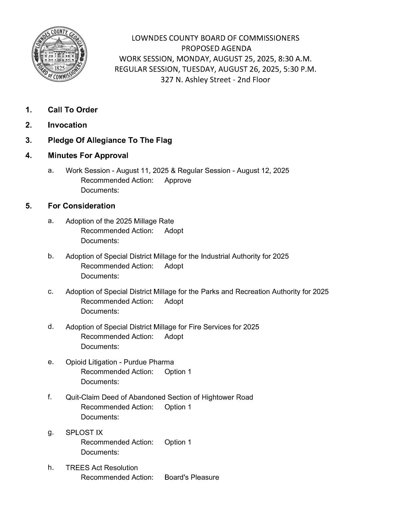 Millages and Opioid Litigation