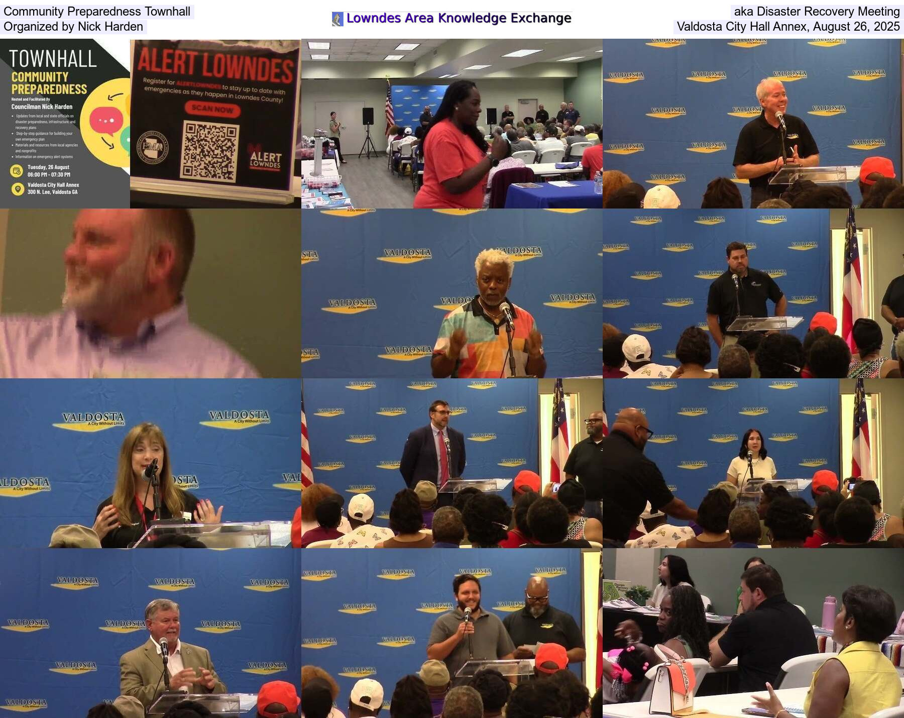 [Collage @ Community Preparedness Townhall, 26 August 2025]
