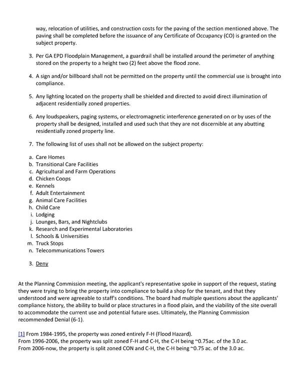 Or Deny. GLPC recommended Denial 6:1.