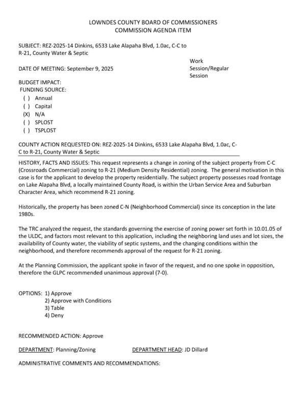 [to develop the property residentially.]