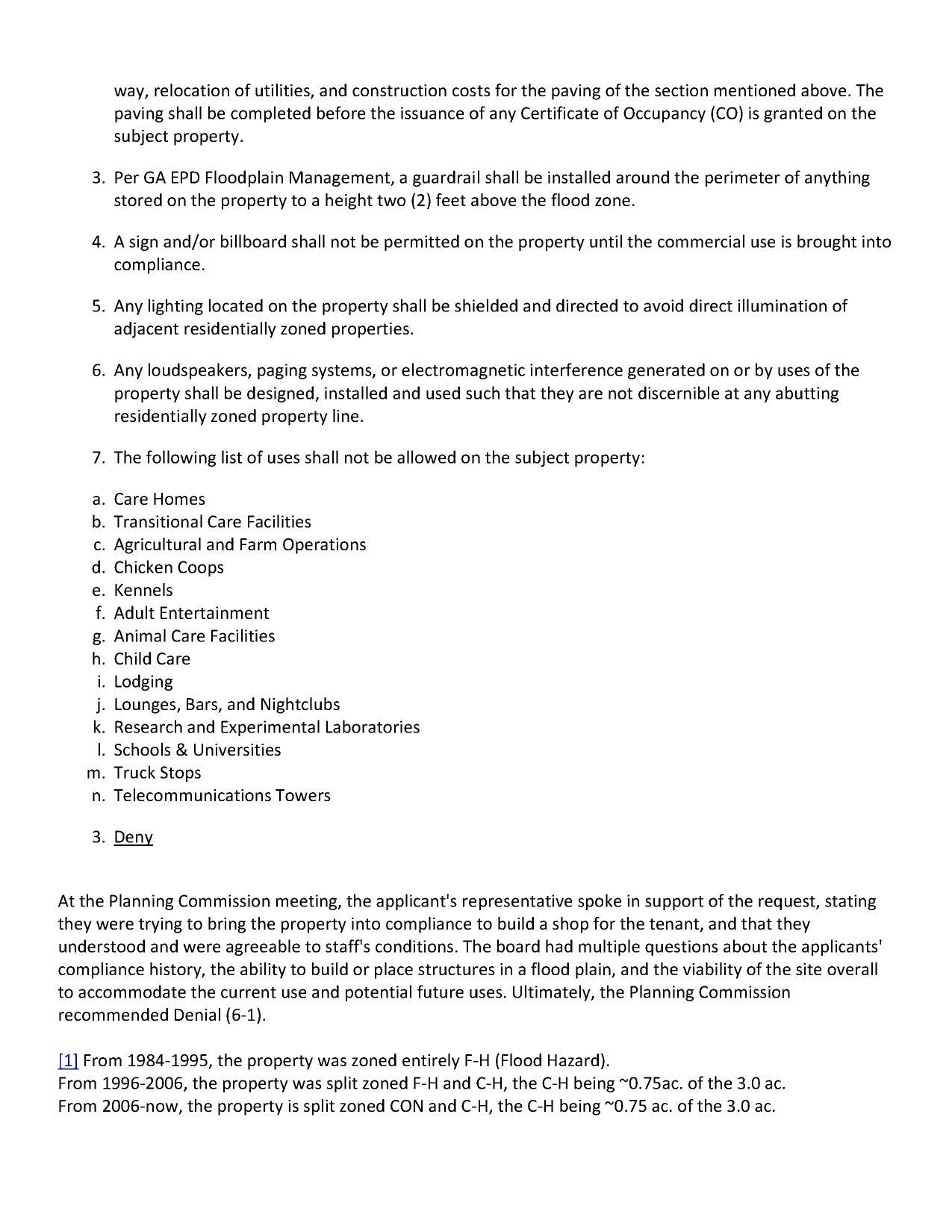 Or Deny. GLPC recommended Denial 6:1.