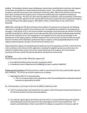 [Table, Approval with 7 Conditions]